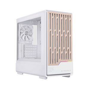Vỏ Case EINAREX PM400 RGB White (mATX/3 fan RGB