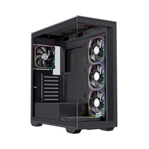 Vỏ Case EINAREX S700 RGB Black (ATX/4 fan RGB)
