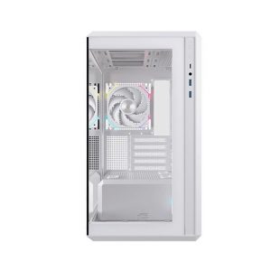 Vỏ Case EINAREX ZM800 RGB White (ATX/4 fan RGB)