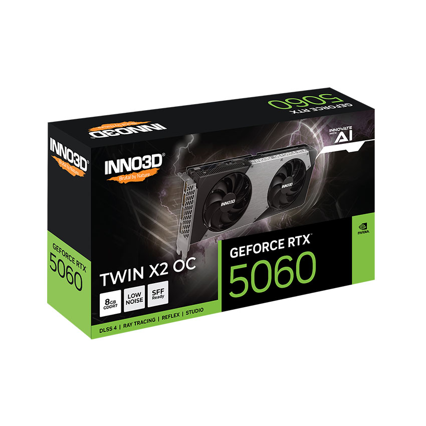 Card màn hình INNO3D RTX 5060 Twin X2 OC 8GB