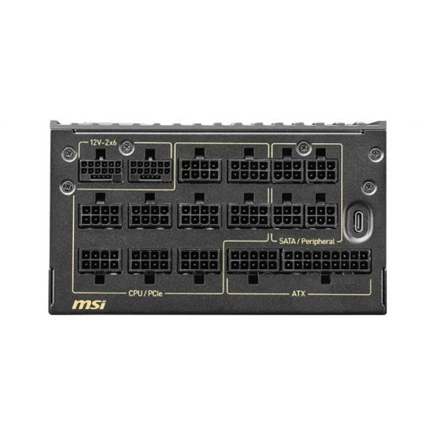 Nguồn máy tính MSI MEG Ai1600T PCIE5 (80 Plus Titanium/ATX3.1/PCIe5.1/Full Modular)