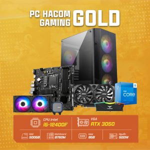 PC HACOM GOLD 019 ( Intel 12400F / VGA RTX 3050 ) POWERED BY MSI