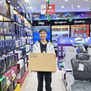 Laptop Lenovo Gaming LOQ 15IRX9 (83DV00UGVN) (i7 13650HX/24GB RAM/512GB SSD/15.6 FHD 144hz/RTX 4050 6GB/Win11/Xám) (LTLV0162)