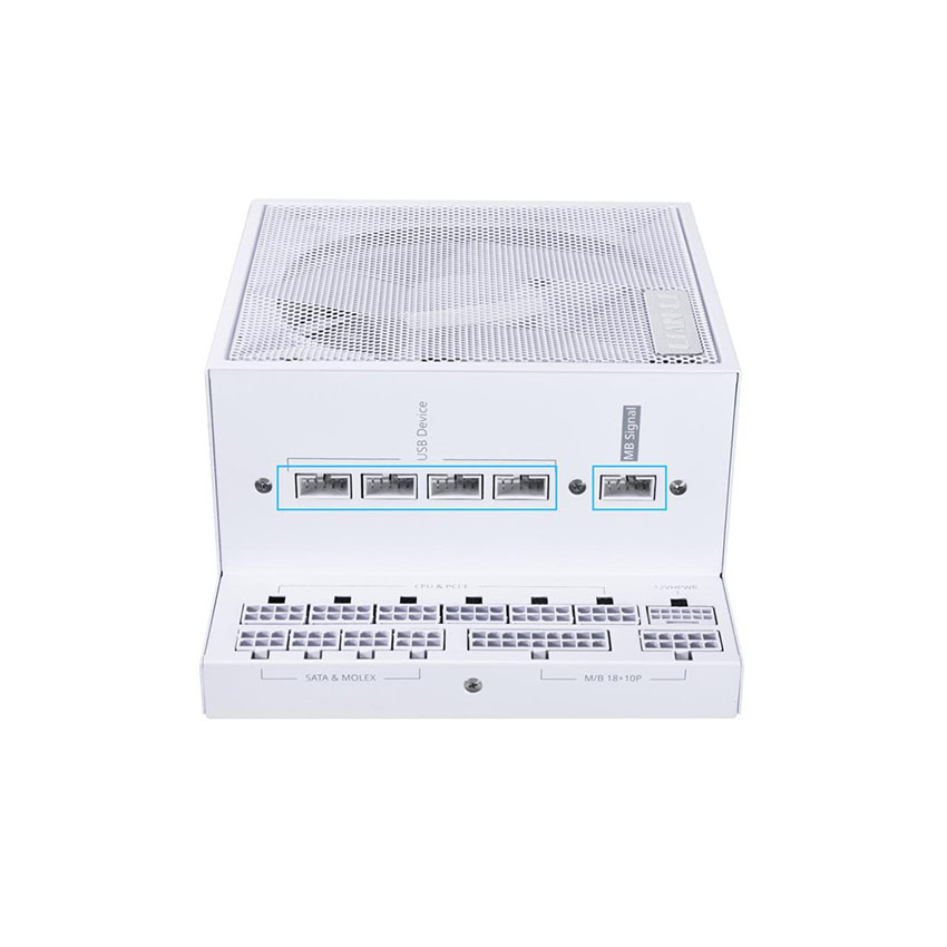NguồnLIAN LI Edge series EG1300 White - 1300W (ATX3.1/80+Platinum/Full Modular/Màu Trắng)
