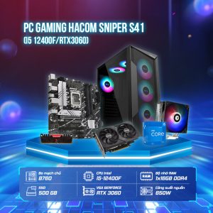 HACOM SNIPER S41 (i5 12400F/RTX3060)