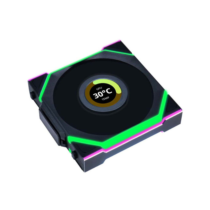 90123_fan_lian_li_uni_fan_sl_wireless_lcd_reverse_120_black_bo_3c_canh_nguoc__4_-1 Fan LIAN LI UNI FAN SL WIRELESS LCD Reverse 120 Black (Bộ 3c - Cánh ngược)