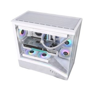 Vỏ case Lian Li V100 White - V100W (ATX/Back connect ATX/RAD 360/0 Fan)