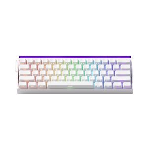 Bàn phím cơ Veekos Shine60 SP White