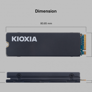 Ổ cứng SSD KIOXIA Exceria with Heatsink R6200 4TB – M.2 2280 PCIe Gen4 x4 (Đọc 6200MB/s Ghi 4800MB/s)-(LSC11K4T09G8)