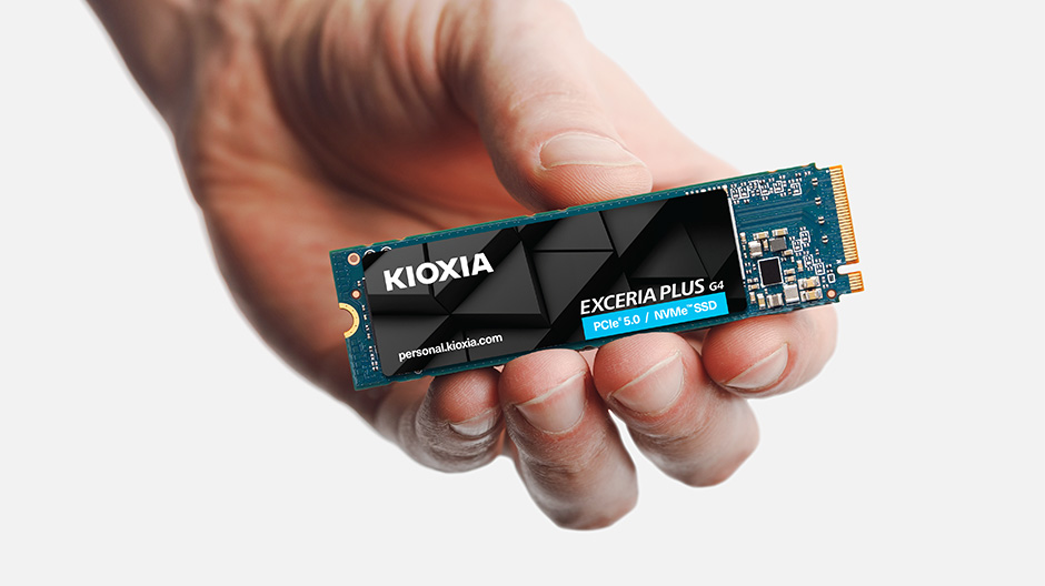 Ổ cứng SSD KIOXIA Exceria Plus G4 R10000 1TB – M.2 2280 PCIe Gen5 x4 (Đọc 10000MB/s Ghi 7900MB/s)-(LVD10Z001TG8)