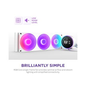 Tản nhiệt nước NZXT KRAKEN ELITE 420 RGB - V2 - WHITE - 420MM