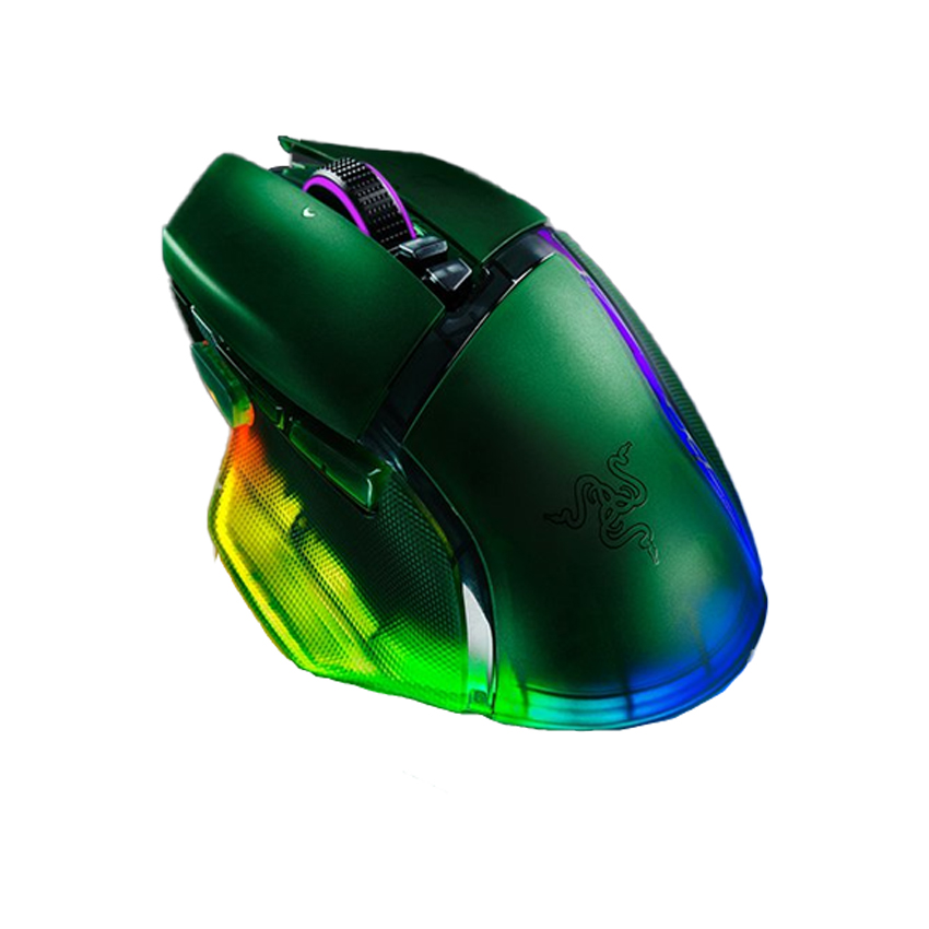 Chuột Razer Basilisk V3 Pro 35K - Phantom Green Edition