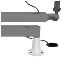 Desk Plate cho Elgato Wave Mic Arms - White (10AAX9911)