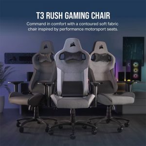 Ghế game Corsair T3 RUSH Charcoal 2023