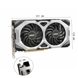 Card màn hình MSI RTX 2060 VENTUS GP OC - Cũ đẹp (Tray)