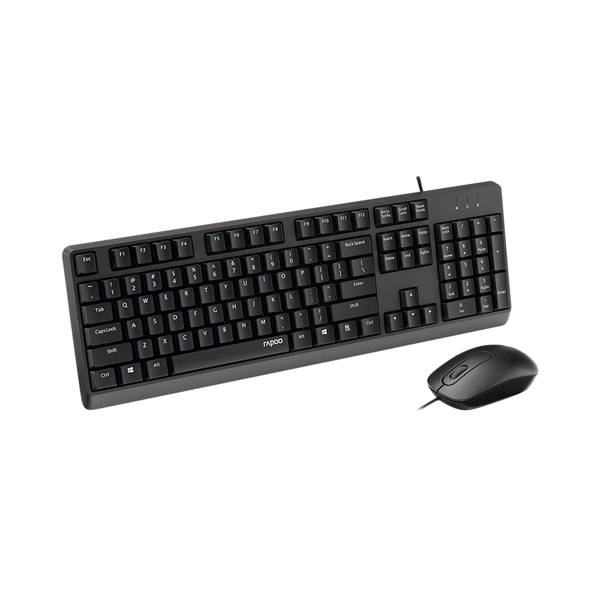 Bộ Bàn Phím Chuột Có Dây Rapoo NX1500