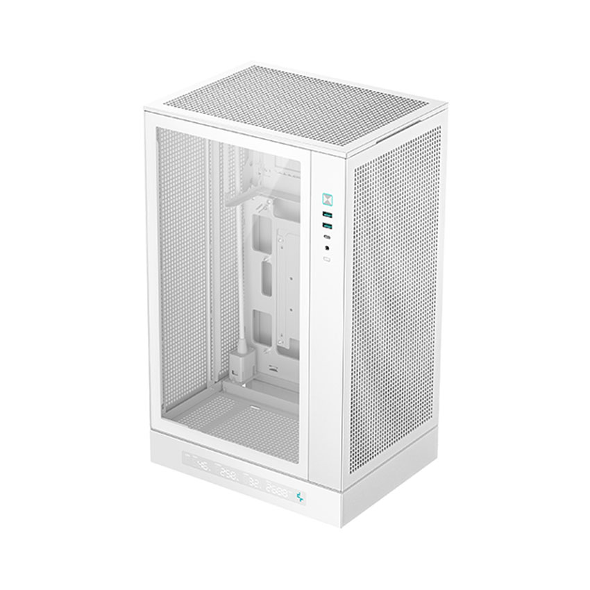 Vỏ Case DEEPCOOL CH270 Digital WH - White (mATX/Màu Đen/0 Fan)