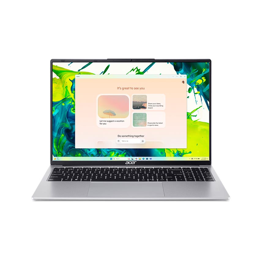 Laptop Acer Aspire Lite 16 AI AL16-71P-71WU (NX.D4XSV.002) (U7-155H/16GB RAM (2*8GB)/512GB SSD/16 inch FHD+/Win11/Bạc)