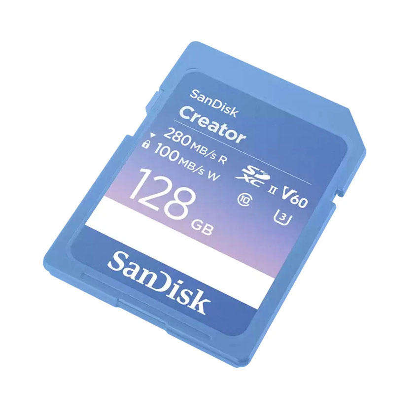 Thẻ nhớ SanDisk Extreme PRO SD Creator SDSDXEP 128G, 280/100MB/s (SDSDXEP-128G-GNCIS)