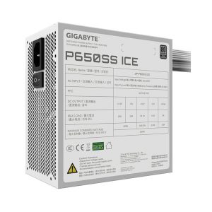 Nguồn máy tính GIGABYTE GP-P650SS ICE - 650W (80 PLus Silver/Màu Trắng)