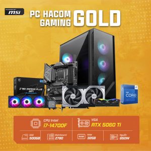 PC HACOM GOLD 020 (GeForce RTX 5060 Ti/ Intel 14700F) POWERED BY MSI