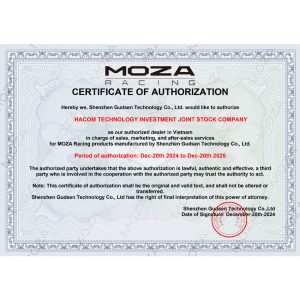 HACOM là nhà phân phối chính thức Vô lăng Moza CS V2 Steering Wheel