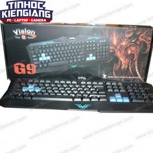 Combo Bàn phím & Chuột máy tính VISION G9 (USB) - CHỮ KHẮC LASER