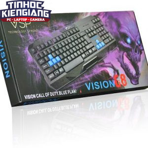 Combo Bàn phím & Chuột máy tính VISION G8 (USB) - CHỮ KHẮC LASER