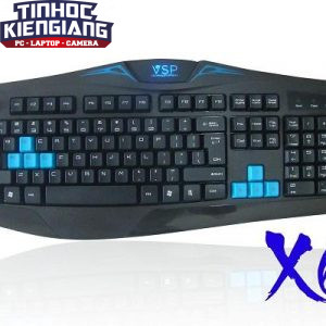 Bàn phím Vision X6 USB - GAME khắc Laser