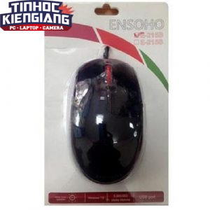 Chuột máy tính Ensoho E-215 (B/S - Đen/Bạc) USB