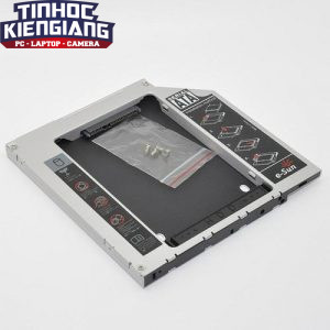 Khay ổ cứng Caddy Bay 2.5'' sata 9.5mm mỏng(Lắp thay SSD cho Laptop)