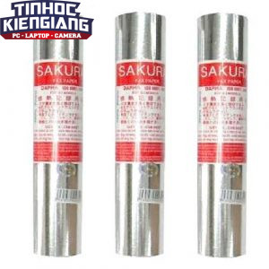 Giấy fax nhiêt tính theo cuộn dùng cho máy fax nhiệt 987