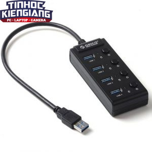 Hub USB chia 4 cổng usb tốc độ 3.0 hàng xịn có công tắc
