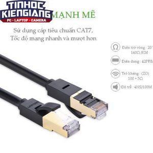Cable rj45 mạng 2 đầu đúc 1m