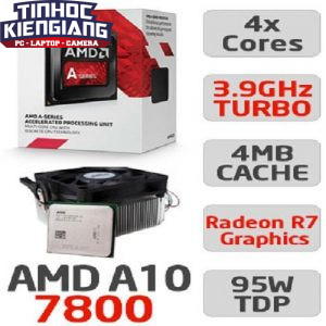 CPU AMD A10-7800 - Radeon R7 series 8-3.5Ghz (3.9Ghz Turbo) /65W / L2 4MB / 4 core / Socket FM2+