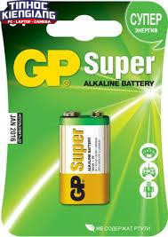 PIN GP Super Alkaline 9V 1 cell card pack