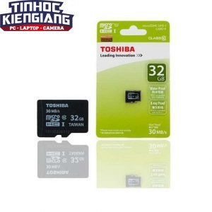 Thẻ nhớ Micro SD Toshiba 32G bảo hành 3 năm BOX  xanh thẻ nhỏ(C10