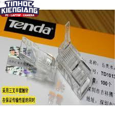 Đầu bấm dây mạng RJ45 Tenda CAT5 UTP(HÀNG NHẬP KHẨU)