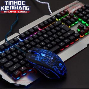 Combo Bàn phím & Chuột máy tính Bosston R300B GRAY GIẢ CƠ