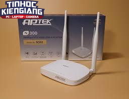 Thiết bị mạng - Router Aptek N302 Wireless chuẩnn/ 300Mbps/ 2 antens 5dBi
