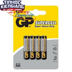 PIN GP CARBON ZINC SUPERCELL 3AVỈ  4 VIÊN(GP24PL-2S4)