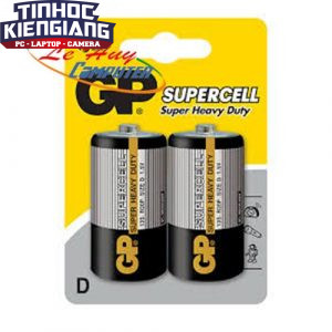 PIN GP CARBON ZINC SUPERCELL D VỈ 2 VIÊN(GP13S0-2S2)