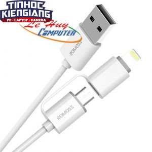 Cáp Sạc 2 IN 1(For Android và IOS) Ramoss