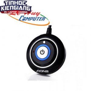 NÚT NGUỒN AONE TRÒN: CÓ ĐÈN LED--2AUDIO-2USB—ĐẾ DÁN