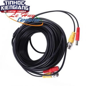 Cáp 20M Camera có nguồn và đầu BNC sợi nhỏ tiện lợi