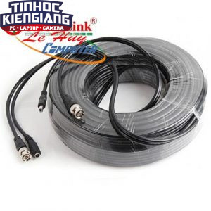 Cáp 20M Camera  GOLDENLINK có nguồn và đầu BNC sợi nhỏ tiện lợi