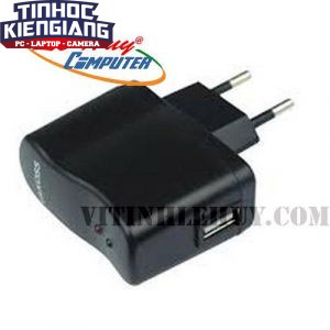 CÓC SẠC ĐEN CÓ LED –ĐỔI ĐÈN - 1000mAh