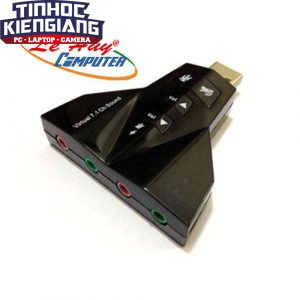 USB ra sound 7.1 –Ra 4 Lỗ-điều chỉnh volume,mic MÁY BAY