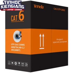 Cáp MẠNG TENDA Cat6 U/UTP 305M (1000 feet) chống nhiễu, 100% đồng nguyên chất