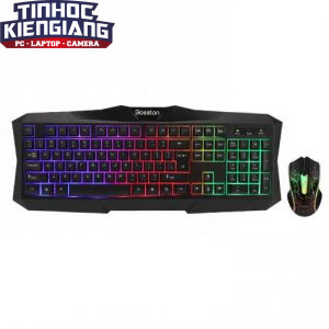 Combo Bàn phím & Chuột máy tính Bosston RD837 LED 3 MÀU